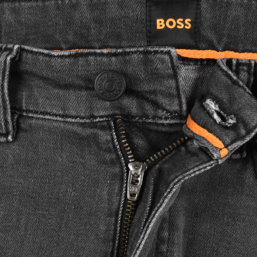 BOSS Delaware Slim Fit Dark Wash Jeans Grey Mainline Menswear Canada